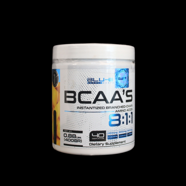 Aminoácidos BCAA Blue Supplements BCAAs 8:1:1 (40 servicios)