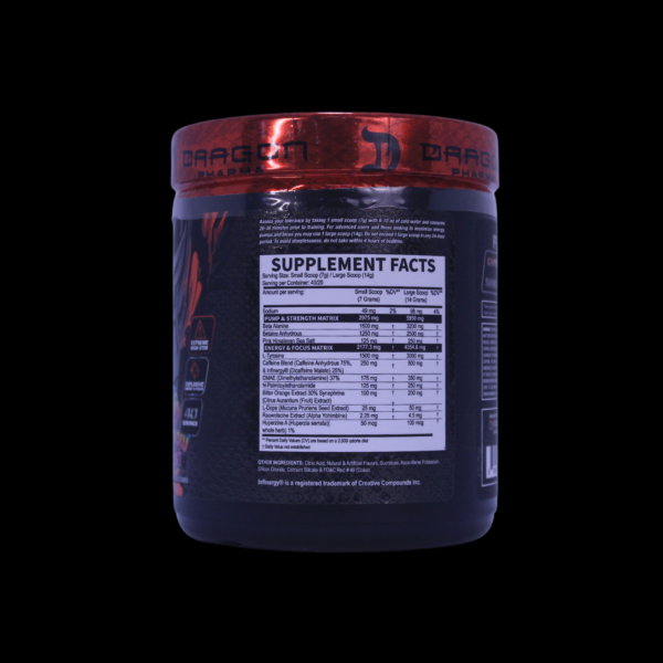 Pre-Entreno Dragon Pharma Venom (20/40 servicios) - Imagen 2