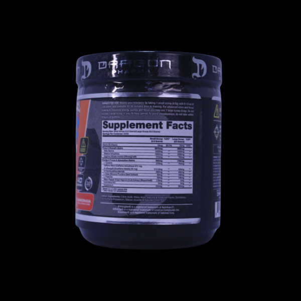 Pre-Entreno Dragon Pharma Venom Mangonada (20/40 servicios) - Imagen 2