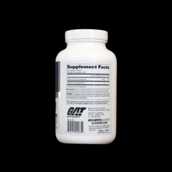 Arginina GAT L-Arginine (180 caps) - Imagen 2