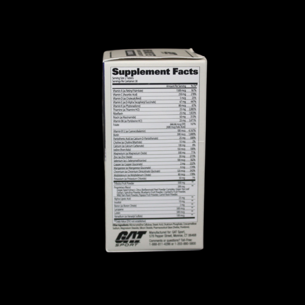 Vitaminas GAT Multi-Test Essentials (60 caps) - Imagen 2