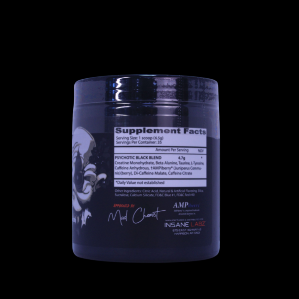 Pre-Entreno Insane Labz Psychotic Black (35 servicios) - Imagen 2