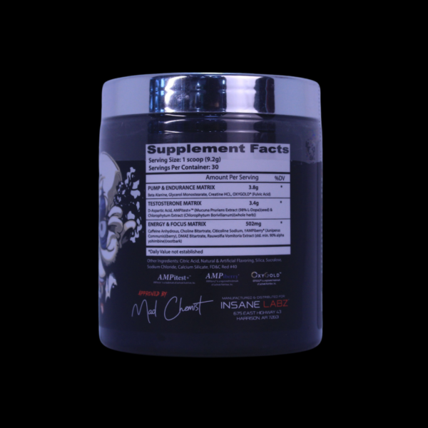 Pre-Entreno Insane Labz Psychotic Test (30 servicios) - Imagen 2