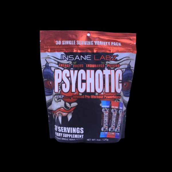 Pre-Entreno Insane Labz Psychotic Variety Bag Flavors (30 servicios)