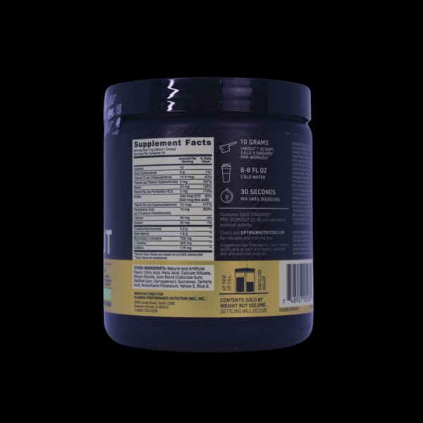 Pre-Entreno Optimum Nutrition Gold Std Pre-Workout (30 servicios) - Imagen 2