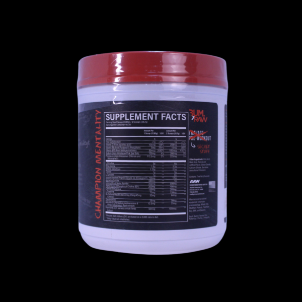 Pre-Entreno RAW Nutrition CBUM Christophers Secret Stuff (20/40 servicios) - Imagen 2