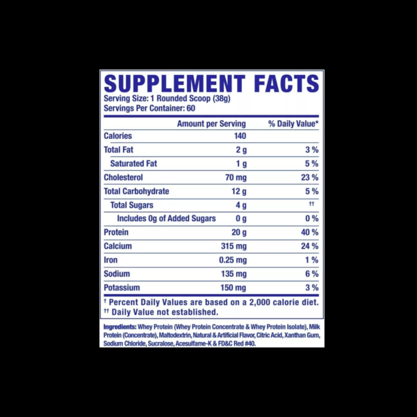 Proteína Ronnie Coleman Whey XS (5 lbs) - Imagen 2