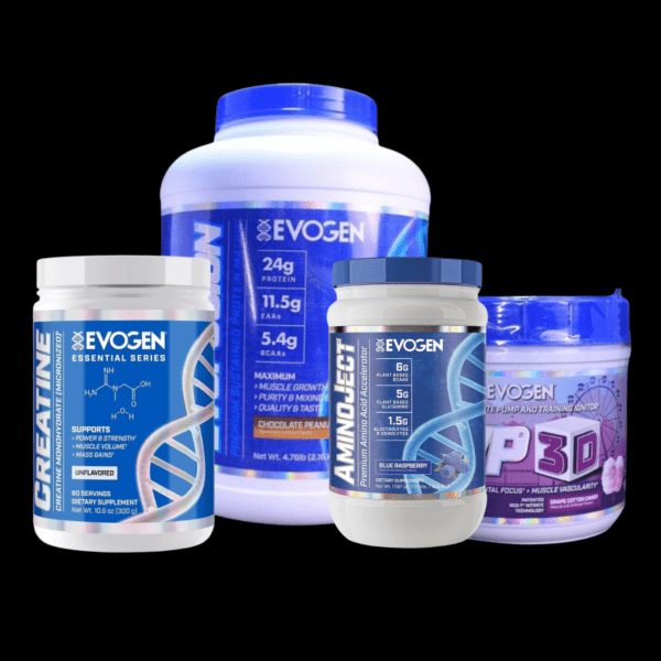 Paquete Evogen </br> (Proteína, Creatina, Aminoácidos, Pre-workout)