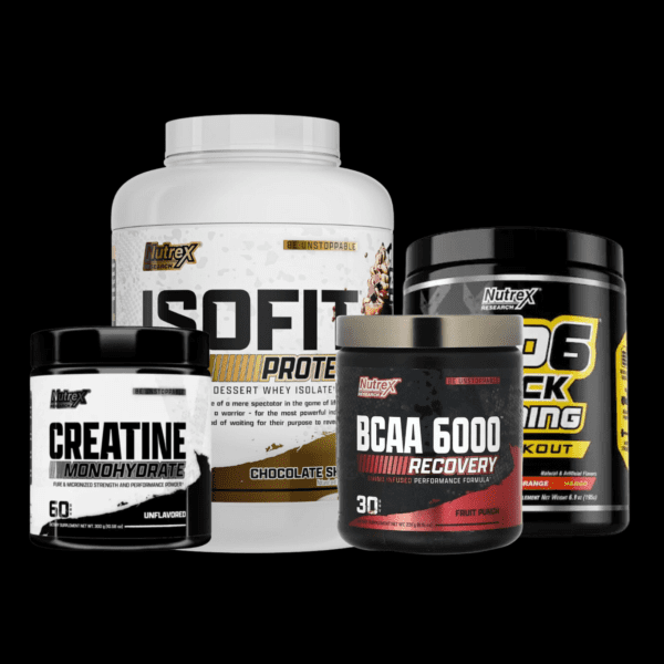 Paquete Nutrex </br> (Proteína, Creatina, BCAA, Pre-workout)